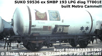 Shell and British Petroleum 4-wh LPG tank wagons on BR