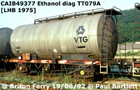 Algeco lagged chemical tank wagons acetic acid & ethanol TUA