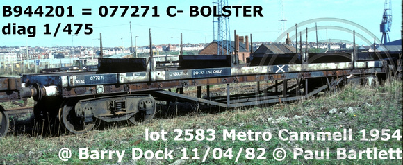 B944201 = 077271 C- BOLSTER