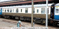 W1651 Mk 1 Kitchen Buffet Riviera trains [Lot 30628 Pressed Steel 1960] @ York Station 2023-08-11 © Paul Bartlet [1w]