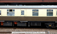 W1651 Mk 1 Kitchen Buffet Riviera trains [Lot 30628 Pressed Steel 1960] @ York Station 2023-08-11 © Paul Bartlet [5w]