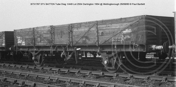 B731787 STV BATTEN Tube @ Wellingborough 80-08-26 � Paul Bartlett w