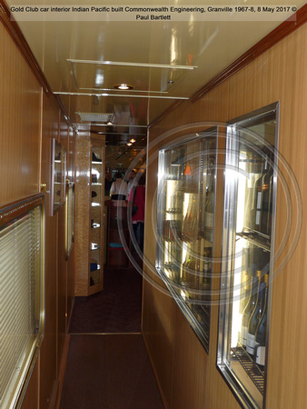 Gold Club car interior Indian Pacific built Commonwealth Engineering, Granville 1967-8, 8 May 2017 © Paul Bartlett [4]