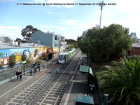 5113 Melbourne tram @ South Melbourne Market 21 September 2014 © Paul Bartlett [5]