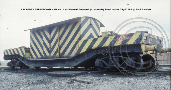1 Lackenby Breakdown van ex Warwell @ Lackenby 89-07-28 © Paul Bartlett w