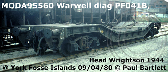 MODA95560 Warwell Diag PF041B, Head Wrightson 1944, @ York Fosse Islands 09-04-80 © Paul Bartlett [2]
