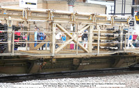 NLU93603 45.5t ZJA Long-welded Rail Train Clamping Wagon Tare 32-660kg Diag ZJ002A 2002-5 @ York Station 2024-08-07 © Paul Bartlett [4w]