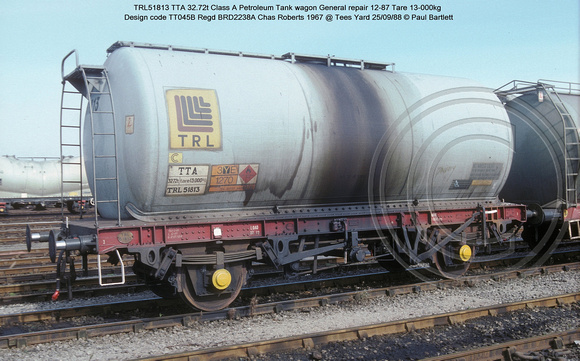 TRL51813 TTA Class A Petroleum @ Tees Yard 88-09-25 � Paul Bartlett w
