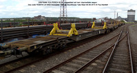 DB979088 YEA PERCH 62.0t Longwelded rail train intermediate wagon Lot 4052 @ Scunthorpe Tata Steel 2015-06-06 © Paul Bartlett [1w]
