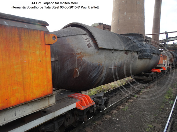 44 Hot Torpedo for molten steel Internal @ Scunthorpe Tata Steel 2015-06-06 © Paul Bartlett [3w]
