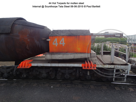 44 Hot Torpedo for molten steel Internal @ Scunthorpe Tata Steel 2015-06-06 © Paul Bartlett [4w]
