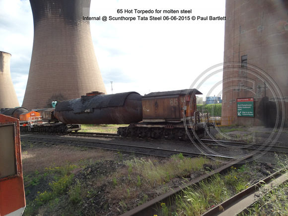 65 Hot Torpedo for molten steel Internal @ Scunthorpe Tata Steel 2015-06-06 © Paul Bartlett [03w]