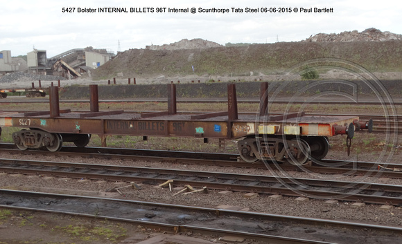 5427 Bolster INTERNAL BILLETS 96T Internal @ Scunthorpe Tata Steel 2015-06-06 © Paul Bartlett [1w]