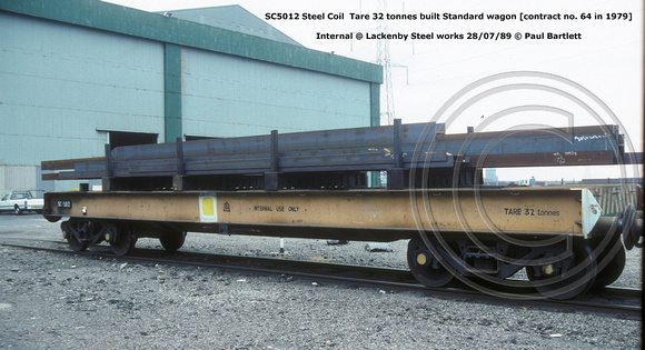 SC5012 Steel Coil @ Lackenby 89-07-28 © Paul Bartlett w