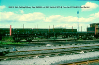 950012 BMA Railfreight livery Diag BM002A Lot 3907 Ashford 1977 @ Tees Yard 91-08-11 © Paul Bartlett