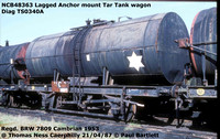 NCB South Wales TOPS registered tar tank wagons