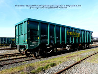 81 70 5891 017-2 Ealnos MWA 77.8t Freightliner Bogie box wagon 09.05.2016 @ York wagon works sidings 2017-03-26 © Paul Bartlett [1w]