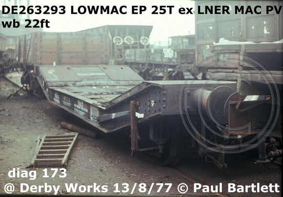DE263293 LOWMAC EP @ Derby Works 1977-08-13