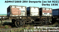Denpart wagons - ex GWR, LMS & BR ZRV
