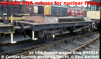 Barriers for nuclear flask wagons RNA