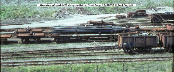 Overview of yard @ Workington BSC 93-08-17 © Paul Bartlett [3w]