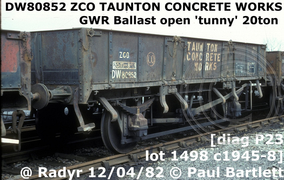 DW80852 ZCO TCW 'tunny' 20t