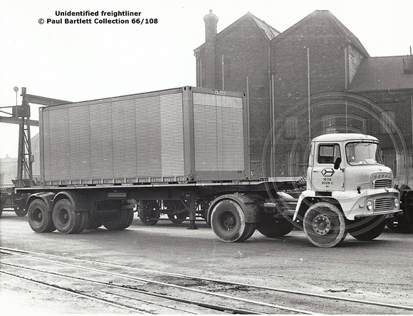 Unidentified freightliner © Paul Bartlett Collection 66-108 w