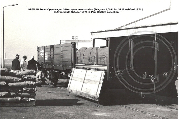 Super Open wagon @ Avonmouth 71-10 © Paul Bartlett collection w