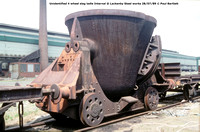 Unidentified 4 wheel slag ladle @ Lackenby 89-07-28 © Paul Bartlett w