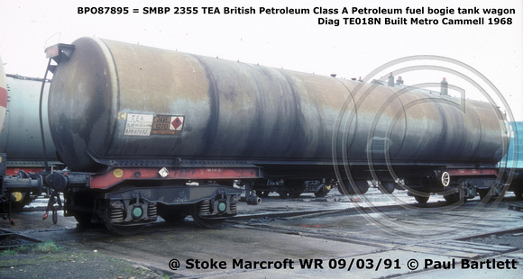 BPO87895 = SMBP 2355 TEA @ Swansea Marcrofts 91-03-09 © Paul Bartlett [w]
