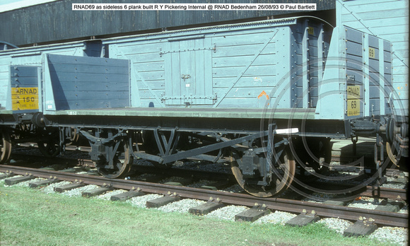 RNAD69 as sideless 6 plank @ RNAD Bedenham 93-08-26 � Paul Bartlett w