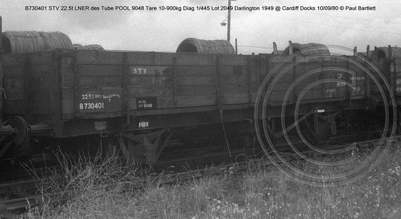 B730401 STV LNER des Tube @ Cardiff Docks 80-09-10 � Paul Bartlett [2w]