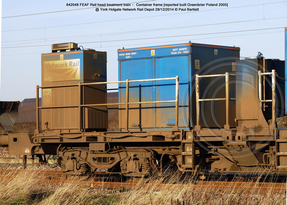 642048 FEAF Rail head treatment train @ York Holgate Network Rail Depot 2014-12-28 © Paul Bartlett [3aw]