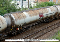 EWS870204 TEA 75.4t Petroleum Tank tare 26-200kg [Diag TE046A Greenbrier PL 2006] @ York Avoiding line 2021-07-07 © Paul Bartlett [2w]