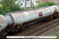 EWS870201 TEA 75.4t Petroleum Tank tare 26-200kg [Diag TE046A Greenbrier PL 2006] @ York Avoiding line 2021-07-07 © Paul Bartlett [2w]