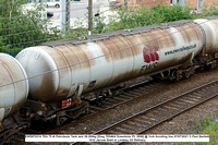EWS870214 TEA 75.4t Petroleum Tank tare 26-200kg [Diag TE046A Greenbrier PL 2006] @ York Avoiding line 2021-07-07 © Paul Bartlett [2w]
