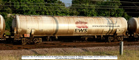 EWS870201 TEA 75.4t Petroleum Tank tare 26-200kg [Diag TE046A Greenbrier PL 2006] @ York Holgate Junction 2021-07-09 © Paul Bartlett [1w]