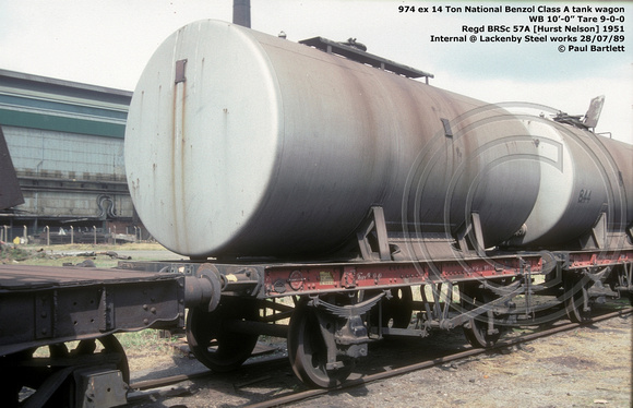 974 ex National Benzol tank @ Lackenby 89-07-28 © Paul Bartlett [1w]