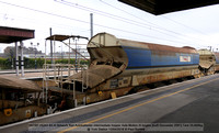 380187 HQAH 64.4t Network Rail Autoballaster intermediate hopper Axle-Motion III bogies [built Doncaster 2001] Tare 25-600kg @ York Station 2018-04-13 © Paul Bartlett w