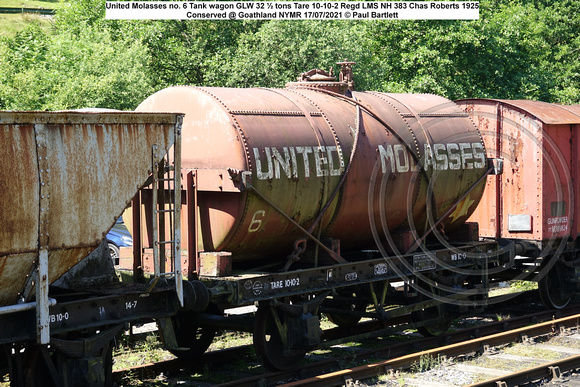 United Molasses no. 6 Tank wagon 1925 conserved @ Goathland NYMR 2017-07-17 © Paul Bartlett [1w]