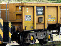 NLU29112 JNA 64.0t Network Rail SCRAP METAL USE ONLY Tare 26.000kg [design code JNO60 Astro Vagone 2003-4] @  Aldwarke, Rotherham 2018-06-07 © Paul Bartlett [3]