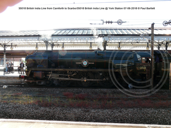 35018 British India Line @ York Station 2018-06-07 © Paul Bartlett [2w]