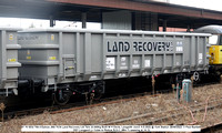 81 70 5932 700-4 Ealnos JNA 79.6t Land Recovery Ltd Tare 22.000kg Built W H Davis, Langwith Junct. 6.9.2022 @ York Station 2022-09-28 © Paul Bartlett [3w]