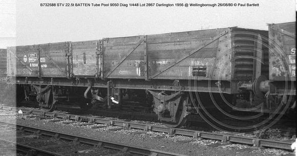 B732588 STV BATTEN Tube @ Wellingborough 80-08-26 � Paul Bartlett w