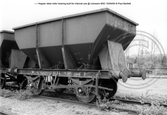 ---- Hopper steel roller bearing built for internal use @ Llanwern BSC 94-04-15 © Paul Bartlett w