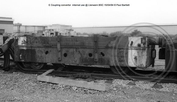 E Coupling convertor  internal use @ Llanwern BSC 94-04-15 © Paul Bartlett [4w]