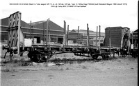 BSCO4249 23.5t British Steel Co Tube wagon Tare 12.740kg Diag PX004A [built Standard Wagon 1966 rebuilt 1975] OOU @ Corby BSC 87-06-07 © Paul Bartlett [02w]