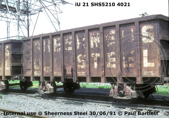 iU 21 SHS5210 4021 Sheerness Steel 91-06-30 © Paul Bartlett [w]
