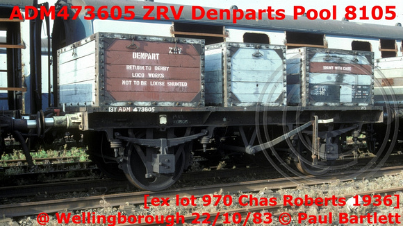 ADM473605 ZRV Denparts at Wellingborough 83-10-22