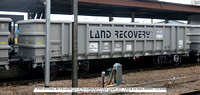 81 70 5932 703-8 Ealnos JNA 79.6t Land Recovery Ltd Tare 22.000kg Built W H Davis, Langwith Junct. -.9.2022 @ York Station 2022-09-28 © Paul Bartlett [2w]